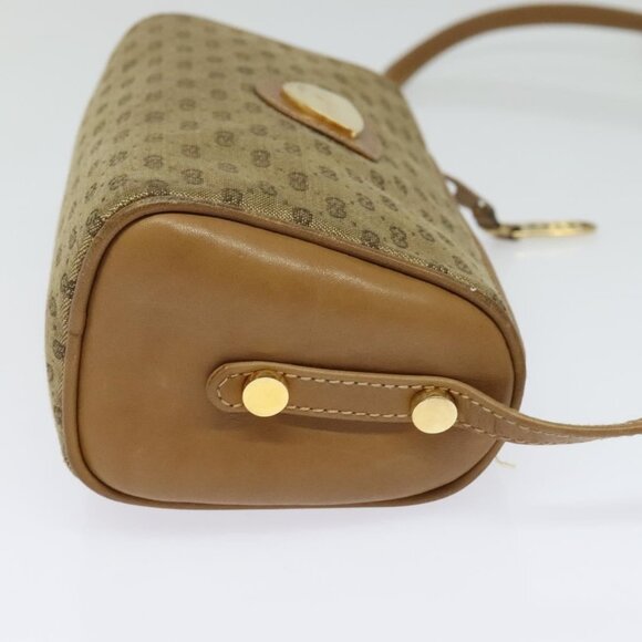 GUCCI Micro GG Canvas Shoulder Bag Vintage Beige Gold Auth BA4063 - Picture 5 of 16